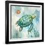 Coral Bay Sea Turtle I-null-Framed Art Print