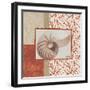 Coral Branch I-Elizabeth Medley-Framed Art Print