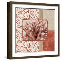 Coral Branch II-Elizabeth Medley-Framed Art Print