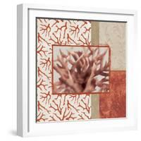 Coral Branch II-Elizabeth Medley-Framed Art Print