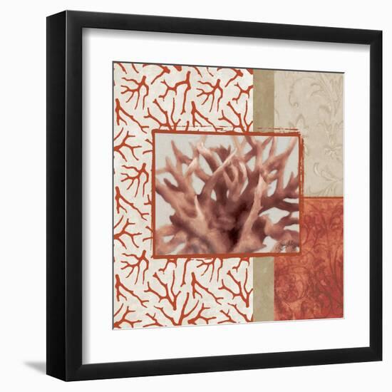 Coral Branch II-Elizabeth Medley-Framed Art Print