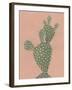 Coral Cacti II-null-Framed Art Print