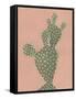 Coral Cacti II-null-Framed Stretched Canvas