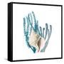 Coral Cove Blue 2-Kimberly Allen-Framed Stretched Canvas
