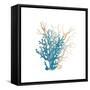 Coral Cove Blue 3 v2-Kimberly Allen-Framed Stretched Canvas