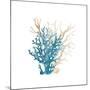 Coral Cove Blue 3 v2-Kimberly Allen-Mounted Art Print