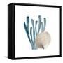 Coral Cove Blue 4-Kimberly Allen-Framed Stretched Canvas