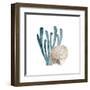 Coral Cove Blue 4-Kimberly Allen-Framed Art Print