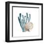 Coral Cove Blue 4-Kimberly Allen-Framed Art Print