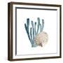 Coral Cove Blue 4-Kimberly Allen-Framed Art Print