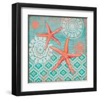 Coral Cove Shells II-Paul Brent-Framed Art Print