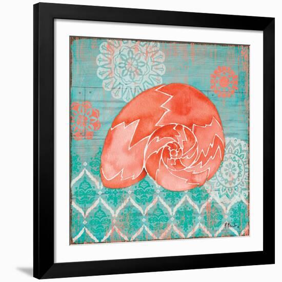 Coral Cove Shells III-Paul Brent-Framed Art Print