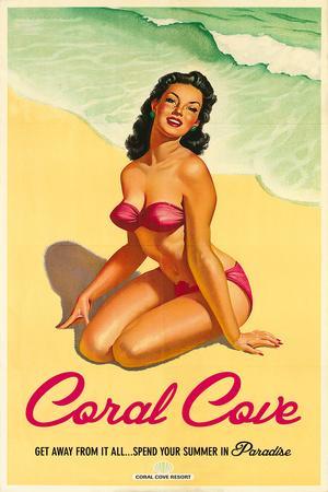 Coral Cove' Posters - The Vintage Collection | AllPosters.com