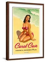 Coral Cove-The Vintage Collection-Framed Art Print