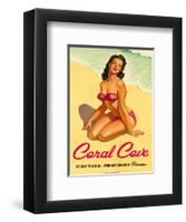 Coral Cove-The Vintage Collection-Framed Art Print