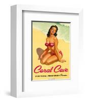 Coral Cove-The Vintage Collection-Framed Art Print