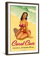 Coral Cove-The Vintage Collection-Framed Giclee Print