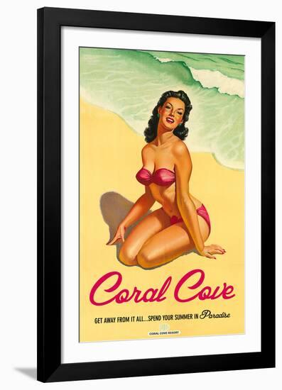 Coral Cove-The Vintage Collection-Framed Giclee Print