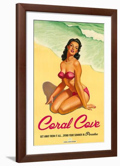 Coral Cove-The Vintage Collection-Framed Giclee Print