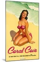 Coral Cove-The Vintage Collection-Mounted Giclee Print