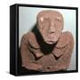 Coral figure from the Torres Straits Islands-Unknown-Framed Stretched Canvas