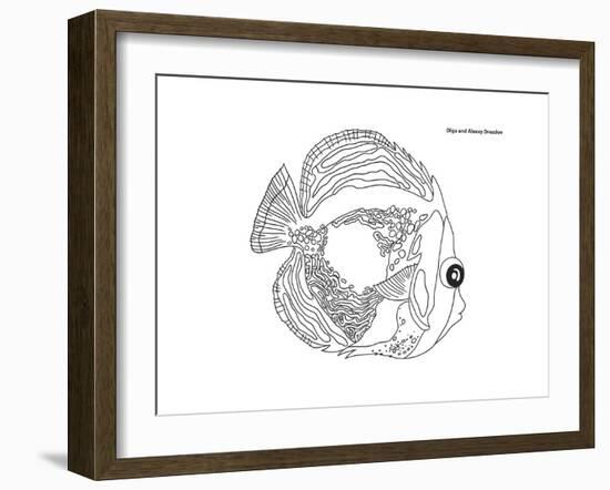 Coral Fish 14-Olga And Alexey Drozdov-Framed Giclee Print