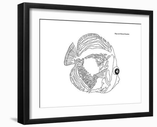 Coral Fish 14-Olga And Alexey Drozdov-Framed Giclee Print