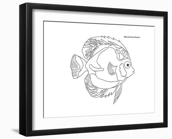 Coral Fish 2-Olga And Alexey Drozdov-Framed Giclee Print