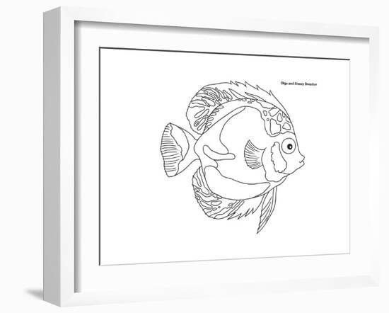 Coral Fish 2-Olga And Alexey Drozdov-Framed Giclee Print