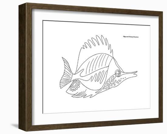 Coral Fish 3-Olga And Alexey Drozdov-Framed Giclee Print