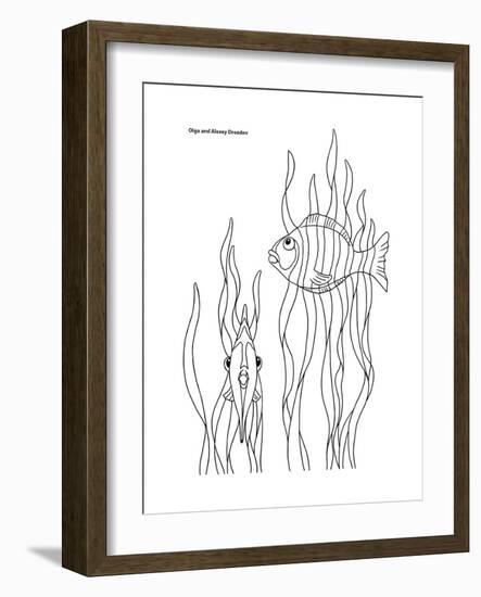 Coral Fish 8-Olga And Alexey Drozdov-Framed Giclee Print