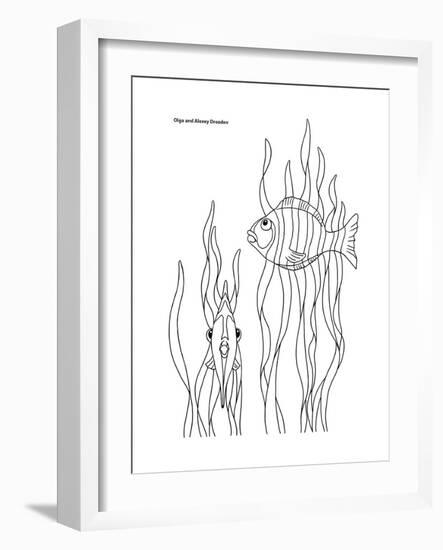 Coral Fish 8-Olga And Alexey Drozdov-Framed Giclee Print