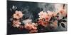 Coral Floating Blossoms-Treechild-Mounted Photographic Print