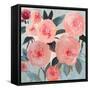 Coral Floral-PI Studio-Framed Stretched Canvas