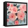 Coral Floral-PI Studio-Framed Stretched Canvas