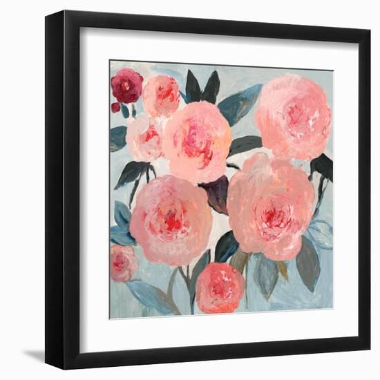 Coral Floral-PI Studio-Framed Art Print