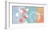 Coral Flowers-Jan Weiss-Framed Premium Giclee Print