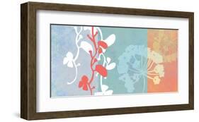 Coral Flowers-Jan Weiss-Framed Art Print