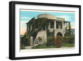 Coral House, Key West, Florida-null-Framed Art Print