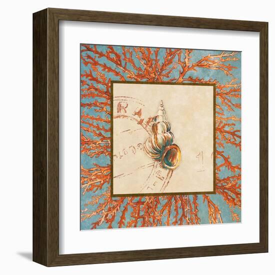 Coral Medley Shell III-Lanie Loreth-Framed Art Print