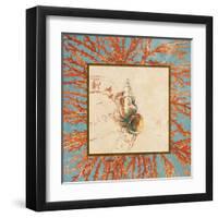 Coral Medley Shell III-Lanie Loreth-Framed Art Print
