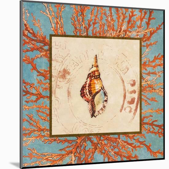 Coral Medley Shell IV-Lanie Loreth-Mounted Art Print