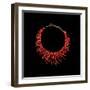 Coral Necklace with Natural Branches of Coral-null-Framed Photographic Print