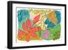 Coral Palm B-Suzanne Allard-Framed Art Print