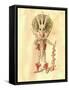 Coral Polyp 1873 'Missing Links' Parade Costume Design-Charles Briton-Framed Stretched Canvas