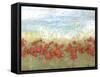 Coral Poppies I-Jennifer Goldberger-Framed Stretched Canvas
