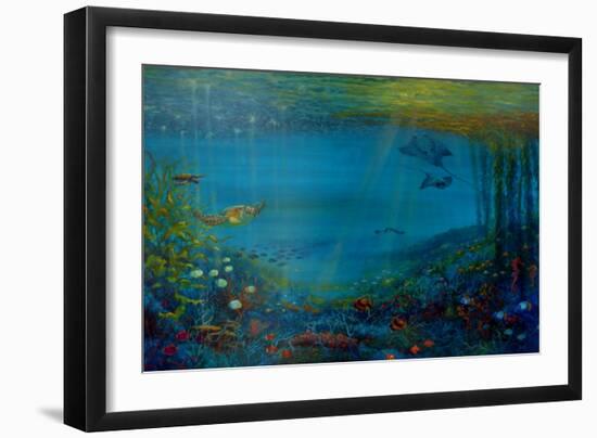 Coral Reef, 2018-Lee Campbell-Framed Premium Giclee Print
