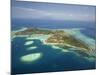 Coral Reef and Malolo Lailai Island, Mamanuca Islands, Fiji-David Wall-Mounted Photographic Print