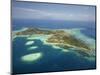 Coral Reef and Malolo Lailai Island, Mamanuca Islands, Fiji-David Wall-Mounted Photographic Print