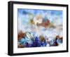 Coral Reef Blue-RUNA-Framed Giclee Print